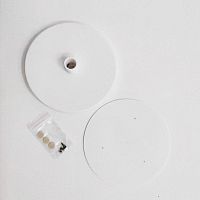 Подставка UFP-T60N WHITE d150мм для изг. настольн. светильника под трубу d16мм бел. Uniel UL-00007829