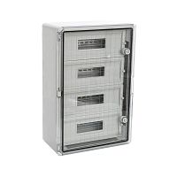 Корпус пластиковый распределительный ЩРН-60 IP65 прозрачная дверь 600х400х200 Промрукав | код PR08.26505 | ПРОМРУКАВ