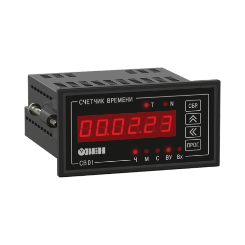 Счетчик времени СВ01-220.Щ2.RS | код 84752 | ОВЕН