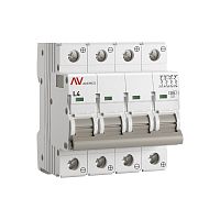 Выключатель автоматический AV-6 DC 4P 4A (L) 6kA EKF AVERES | код mcb6-DC-4-04L-av | EKF
