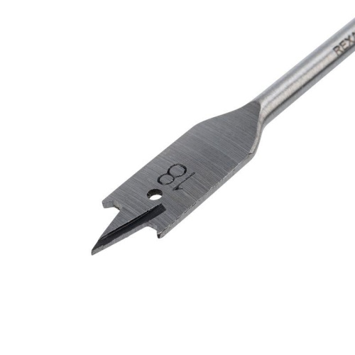 Сверло перовое по дереву 18х152 мм (шестигранный хвостовик) | код. KR-91-0666 | Kranz Сверло перовое по дереву 18х152 мм (шестигранный хвостовик) | код. KR-91-0666 | Kranz