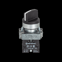 Переключатель на 2 положения с фиксацией, короткая ручка, 1NO, IP67, металл MTB2-BDF21 | код 132661 | MEYERTEC