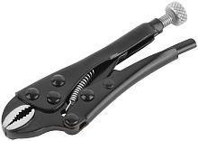 Зажим ручной с фиксатором тип WR черненый 100 мм | код 52710 | FIT