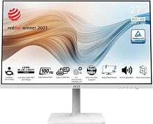 Монитор MSI 27 Modern MD272XPW белый IPS LED 1ms 16:9 HDMI M/M матовая HAS Piv 300cd 178гр/178гр 1920x1080 100Hz DP FHD USB 5.85кг | код 1977739 | MSI