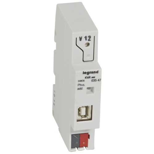 KNX. Интерфейс KNX-USB. DIN 1 модуль. | код 003547 |  Legrand