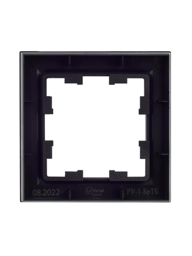 BRITE Рамка 1-местная РУ-1-БрТБ темная бронза | код BR-M12-K45 | IEK фото 7