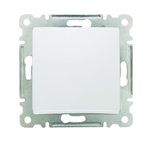 Переключатель проходной 1-кл. СП Lillium IP20 механизм бел. Makel 30001005 Переключатель проходной 1-кл. СП Lillium IP20 механизм бел. Makel 30001005