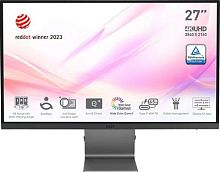 Монитор MSI 27 Modern MD271UL серый IPS LED 16:9 HDMI матовая 300cd 178гр/178гр 3840x2160 60Hz DP 4K USB 5.75кг | код 1916086 | MSI
