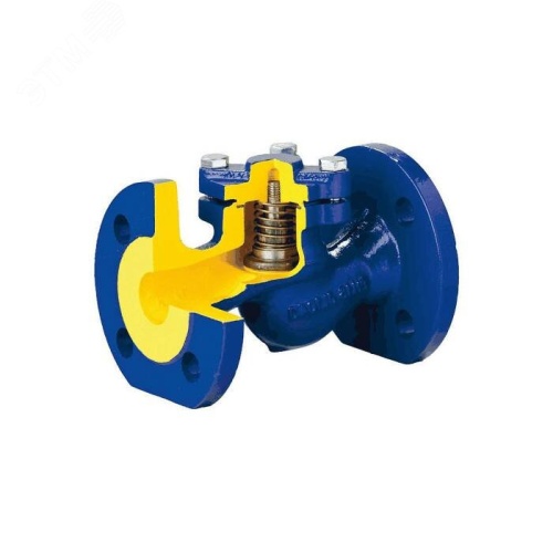 Клапан обратный чугунный подъемный 287A 20 Ру16 Тмакс 300С фланцевый золотник нерж | код 287A020C31 | Zetkama Клапан обратный чугунный подъемный 287A 20 Ру16 Тмакс 300С фланцевый золотник нерж | код 287A020C31 | Zetkama