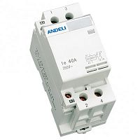 Контактор модульный КМ63-63/11(1NO+1NC) 2P 63A (ANDELI) | код ADL08-238 | ANDELI