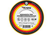 ИзолентаПВХпрофессиональная0.18х19мм20мжелт./зел.(уп.10шт) | код KR-09-2807 | Kranz