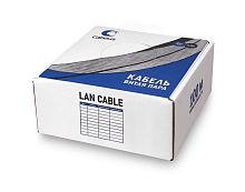Витая пара U/UTP Cat 6 4 пары 23 AWG solid LSZH нг(А)-HF серый 100м | код 11108c-5 | Cabeus
