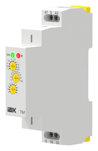 Реле времени многофункц. TM 1 контакт 230В AC IEK CTR-430-TM-1-10D-A230-C00 фото 3 Реле времени многофункц. TM 1 контакт 230В AC IEK CTR-430-TM-1-10D-A230-C00 фото 3