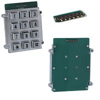 Клавиатура цифровая антивандальная влагозащищённая RUICHI RPZ01-12-RM, pin, цинковое покрытие | код 113020 | Ruichi
