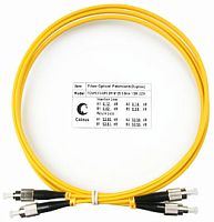 Cabeus FOP(d)-9-FC-FC-5m Шнур оптический duplex FC-FC 9/125 sm 5м LSZH | код 7493c | Cabeus