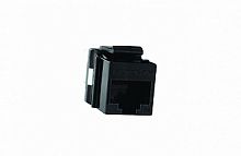 Модуль розеточный Keystone категории 5e UTP 1xRJ45 T568A/B черный | код 16B-U5-03BL | Eurolan