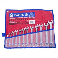 Набор комбинированных ключей 8-22 мм 12 предметов | код 0211-12P | Мастак