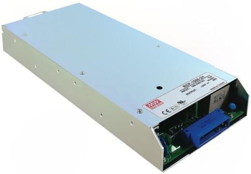 Источник питания AC-DC, 1000Вт, вход 90...264В AC 47...63Гц/127...370В DC, выход 48В/21А рег, выхода 46,3...49,7В, изоляция 3000В AC, в кожухе 295х127х41мм, -20...+60С | код RCP-1000-48 | MeanWell