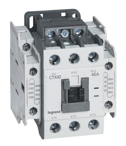 Контактор CTX³ 40 3P 40A 2но2нз =24В | код 416131 | Legrand