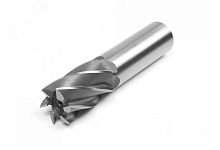 Фреза концевая 25.0 мм z=6, цилиндрический хвостовик, марка стали - Р6М5 | код 351921 | Hortz