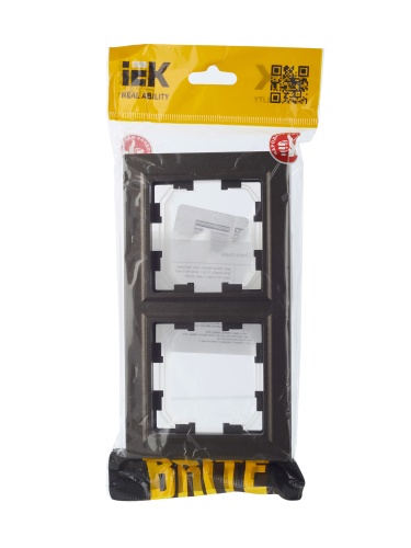 BRITE Рамка 2-местная IP44 РУ-2-БрТБ-44 темная бронза | код BR-M22-44-K45 | IEK фото 4