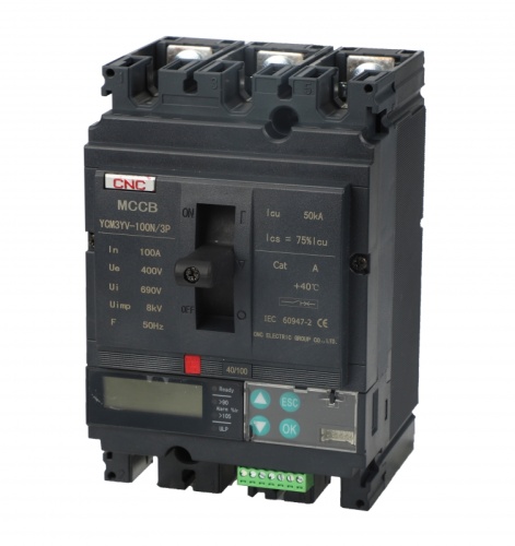 Выключатель в литом корпусе YCM3 YV 1600N 4P 800А 50кА | код B050513 | CNC