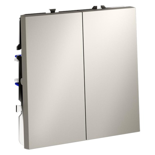 Переключатель проходной 2-кл. СП S70 10А механизм кашемир Voltum VLS020303 фото 3 Переключатель проходной 2-кл. СП S70 10А механизм кашемир Voltum VLS020303 фото 3