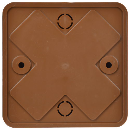 Коробка распаячная КМ для открытой проводки 75х75х28мм дуб | код UKO10-075-075-028-K24-E | IEK фото 3