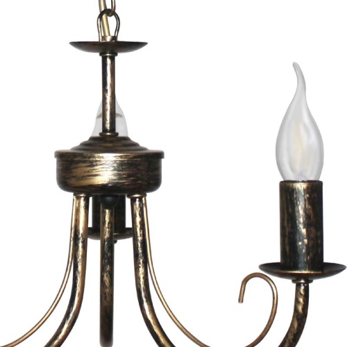 Светильник Рустика 234 черн. мат. зол. НСБ 01-3х60-147 Е14 ИУ | код 1005404272 | Элетех Светильник Рустика 234 черн. мат. зол. НСБ 01-3х60-147 Е14 ИУ | код 1005404272 | Элетех