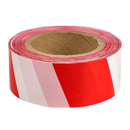 Лента оградительная ЛО "Красно-белая" 75х250 Basic | код lo-75x250-bas | EKF фото 3