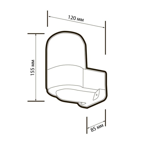 Светильник термостойкий PWL SAUNA 230V IP54 WHITE Jazzway | код 5061873 | JazzWay фото 2
