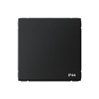 Переключатель 1-кл. ArtGallery IP44 10AX механизм карбон | код GAL441061 | Systeme Electric