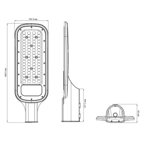 Светильник уличный 100 Вт THL-1010 Ultraflash 14965 фото 10