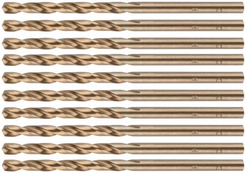 Сверло по металлу Cutop Profi с кобальтом 5%, 3.4X70 мм (10 шт) | код 48-34-10 | FIT фото 4