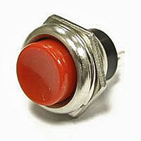 Кнопочный переключатель RUICHI PBS-26B, OFF-ON, красный | код 57016 | Ruichi