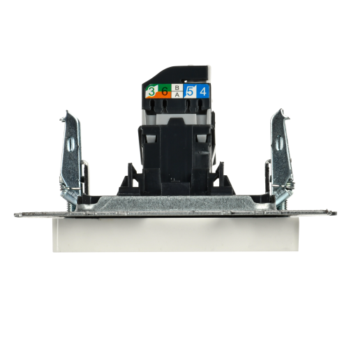 BRITE Розетка компьютерная RJ45 кат.5E РК10-БрБ белый | код BR-K10-1-K01 | IEK фото 2