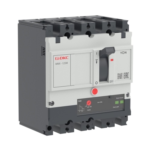 Авт. выкл. YON pro MNX125M 3N 20A 100kA при AC415V расц. TMD | код MNX125M3NTMD0020 | DKC