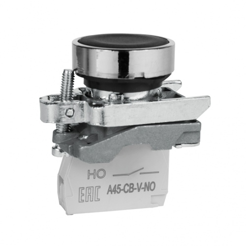 Кнопка OptiSignal D22 C4-P-210 черная металл 1НО XB4BA21 | код 332166 | КЭАЗ