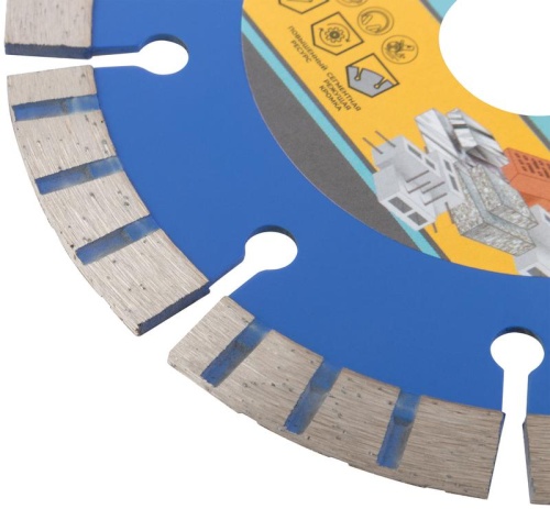 Диск отрезной алмазный турбо-сегментный, 125X2.0X10X22.2 мм | код 37222М | FIT фото 5 Диск отрезной алмазный турбо-сегментный, 125X2.0X10X22.2 мм | код 37222М | FIT фото 5