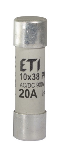 Предохранитель CH 10x38 gR-PV 20A 900V (30kA) | код 002625034 | ETI