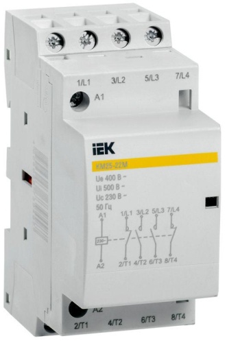 Контактор модульный КМ25-22М AC | код MKK11-25-22 | IEK