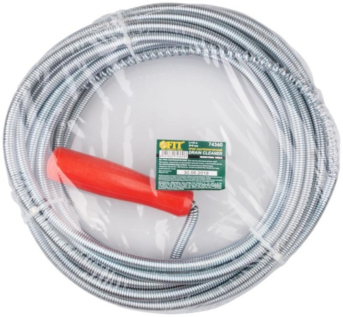 Трос сантехнический для чистки труб 10мх9.0мм FIT 74360 фото 3 Трос сантехнический для чистки труб 10мх9.0мм FIT 74360 фото 3