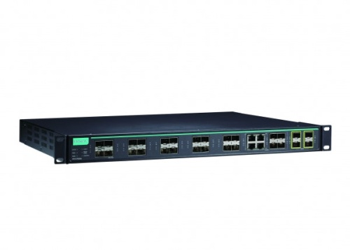 Коммутатор ICS-G7528A-20GSFP-4XG-HV-HV-T Layer 2 full Gigabit managed Ethernet switch with 20 100/1000BaseSFP slots, 4 10/100/1000BaseT(X) or 100/1000BaseSFP slot combo ports, and 4 10GbE SFP+ slots, 2 isolated power supplies (85 to 264 VAC), t: -40/75 Ко