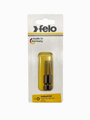 Бита Е6,3 TX15х50, серия Industrial, 2 шт в блистере | код 3615536 | FELO фото 2