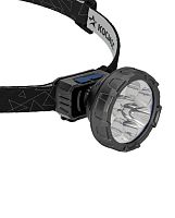 Фонарь аккумуляторный налобный 2Вт SMD LED Li-ion 14500 500мА.ч корпус ABS-пластик USB-шнур регулируемый эласт. ремешок | код KOC513Lit | КОСМОС