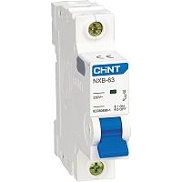 Авт. выкл. NXB-63S 1P 10А 4.5kA х-ка D соответствует стандарту ROHS (CHINT) | код 296722 | CHINT