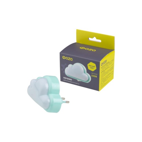 Светильник светодиодный NL-05-bu 0.5Вт 6500К IP20 в розетку ночник син. ФАZА 5061927 фото 5 Светильник светодиодный NL-05-bu 0.5Вт 6500К IP20 в розетку ночник син. ФАZА 5061927 фото 5