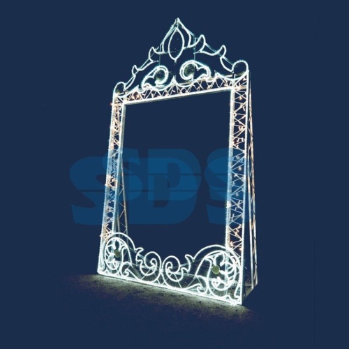 Декоративная фотозона селфи-рамка Винтаж 310 см | код 501-705 | NEON-NIGHT