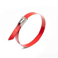 Стяжки стальные с покрытием СКС-П (316) 4,6*250 (красн) (Fortisflex) | код 83063 | Fortisflex