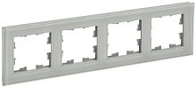 Рамка 4-м BRITE РУ-4-2-БрД стекло дым. | код. BR-M42-G-K30 | IEK